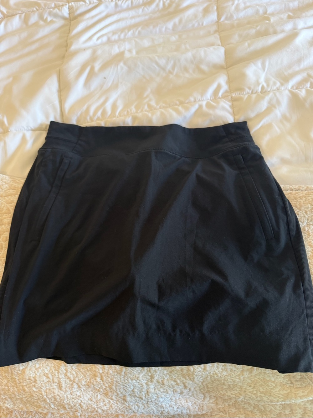 Athleta Brooklyn Black Mini Skirt